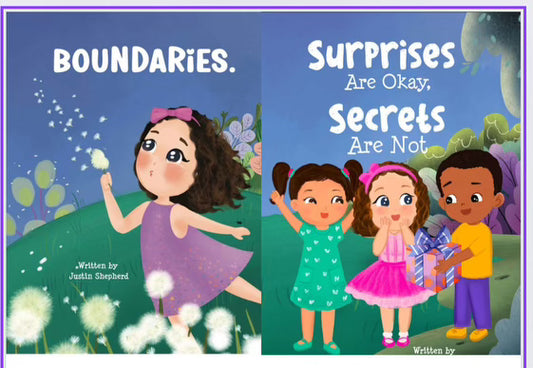 -SOLD OUT - SOFT COVER BUNDLE! Boundaries & Surprises Are OK, Secrets Are Not!