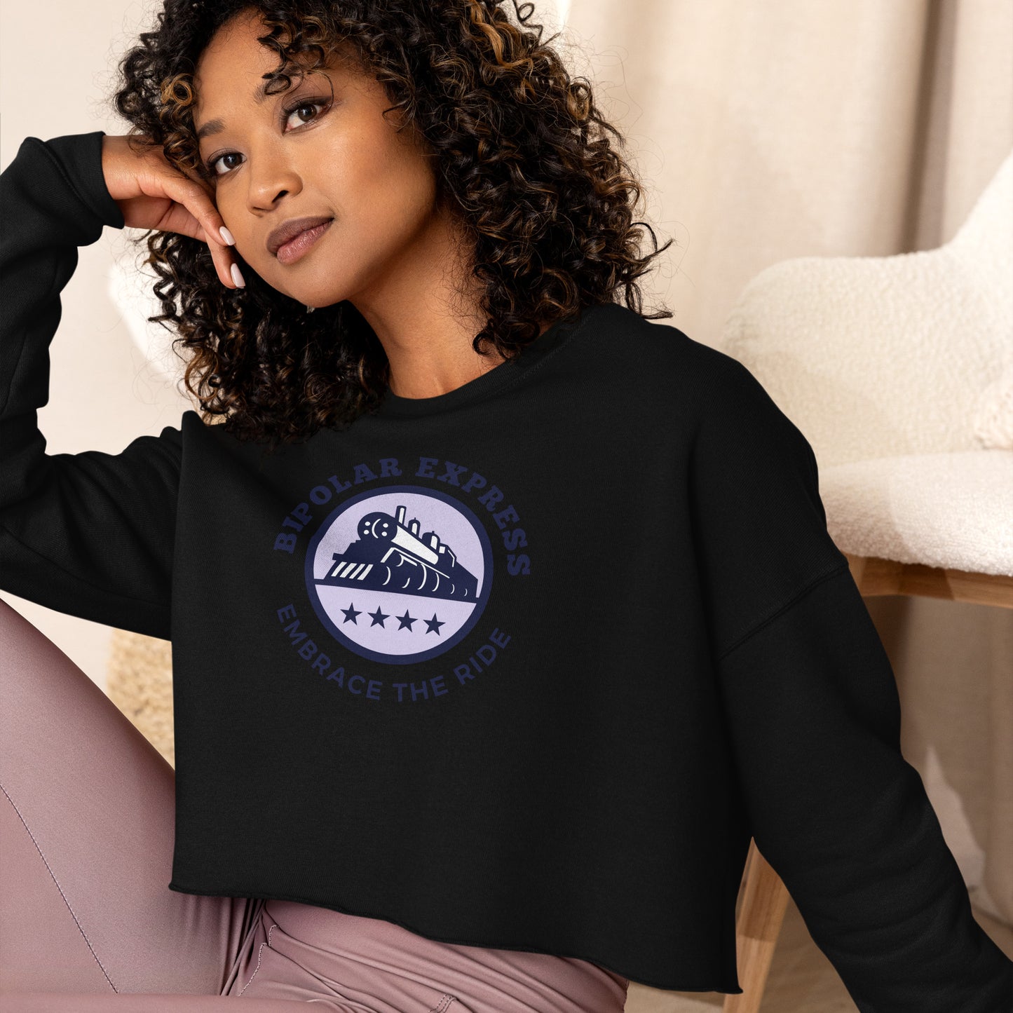 BiPolar Express - Crop Sweatshirt