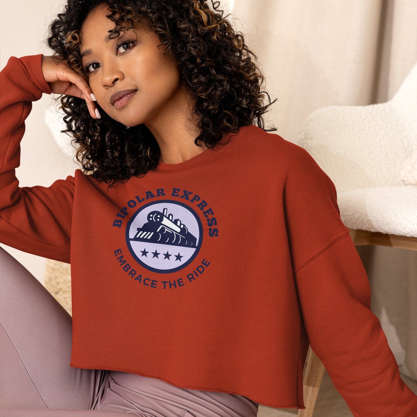 BiPolar Express - Crop Sweatshirt
