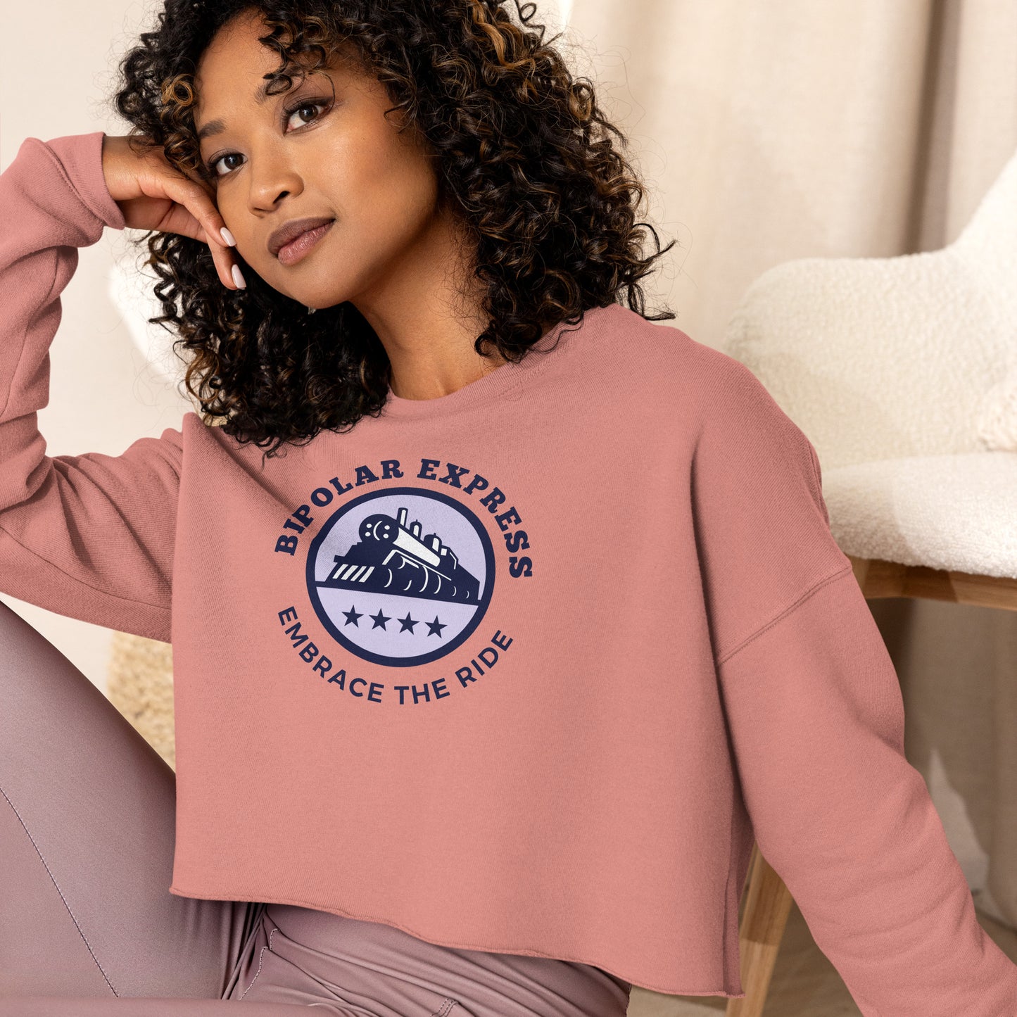 BiPolar Express - Crop Sweatshirt