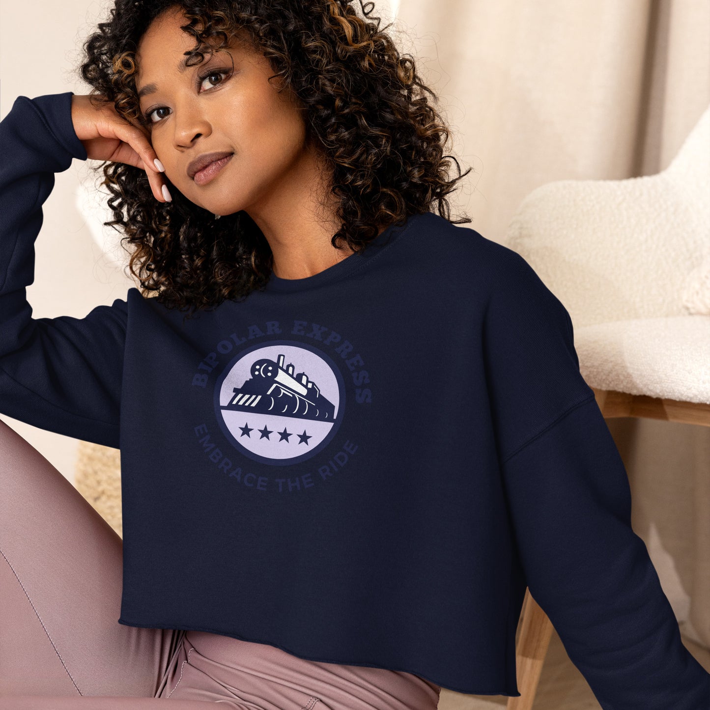 BiPolar Express - Crop Sweatshirt