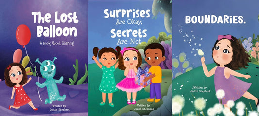 - SOLD OUT - The Lost Balloon, Boundaries & Surprises Are OK, Secrets Are Not - HARDCOVER BUNDLE