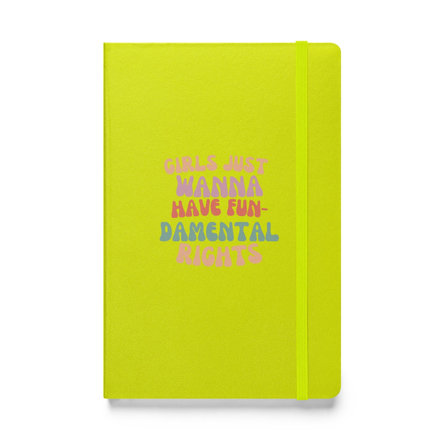 Hardcover bound notebook