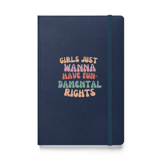 Hardcover bound notebook