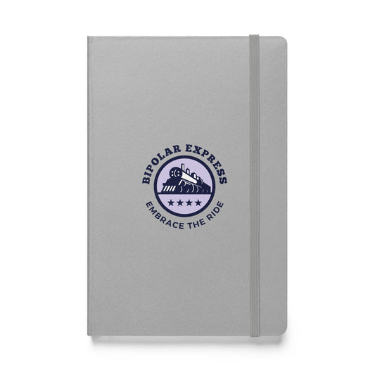 BiPolar Express -  Hardcover bound notebook