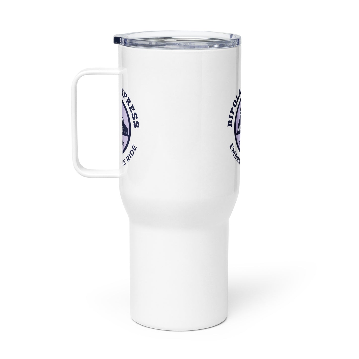 BiPolar Express Travel mug with a handle