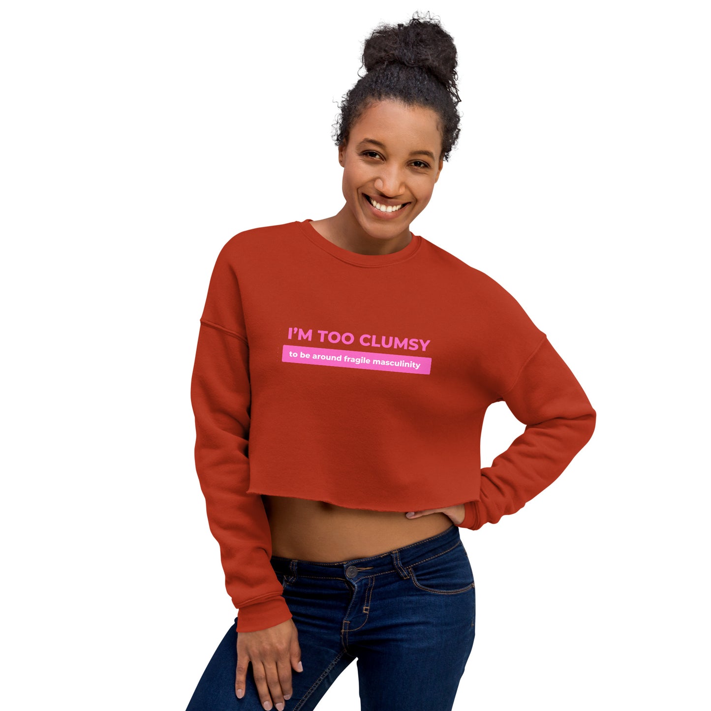 Fragile Masculinity - Crop Sweatshirt