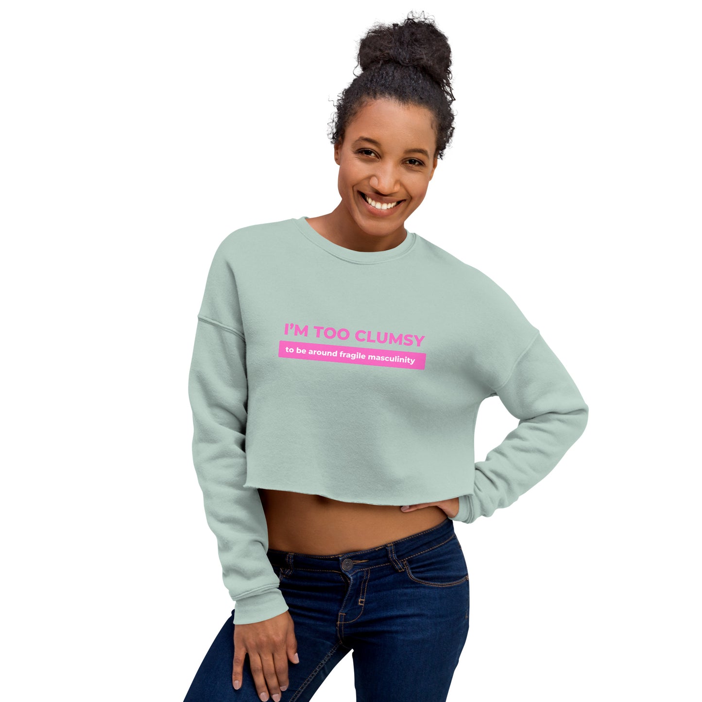 Fragile Masculinity - Crop Sweatshirt