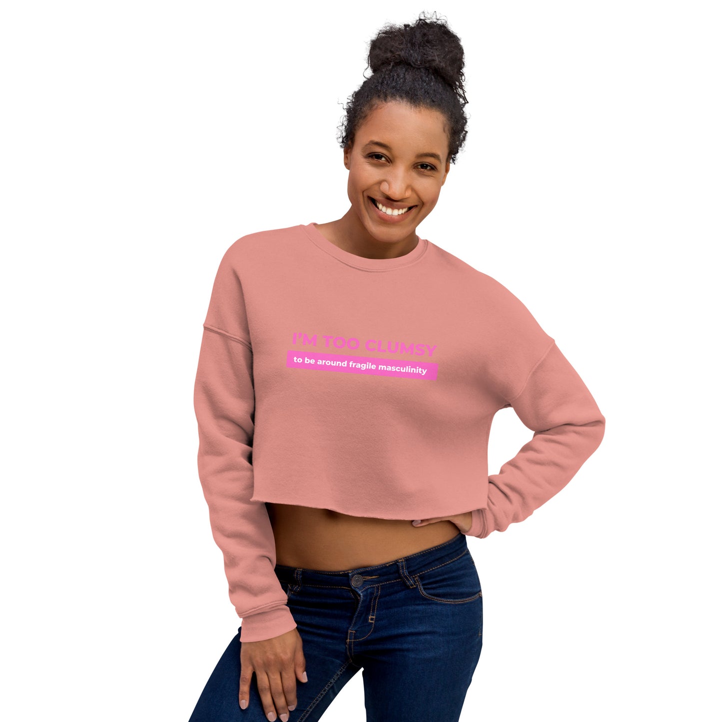 Fragile Masculinity - Crop Sweatshirt